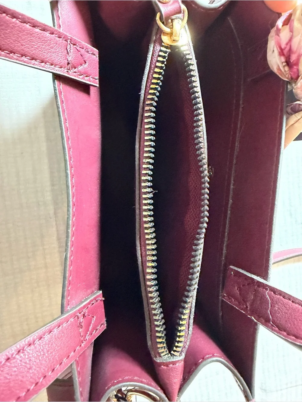 Nanette Lepore Cranberry Crossbody Bag